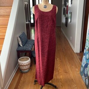 Elegant Red Two-Piece Plus Size Dress Set